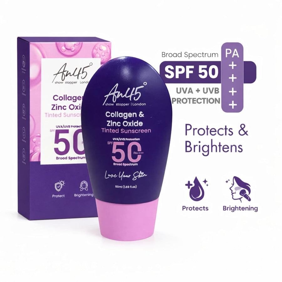 AN45° SPF 50 Tinted Sunscreen Fluid