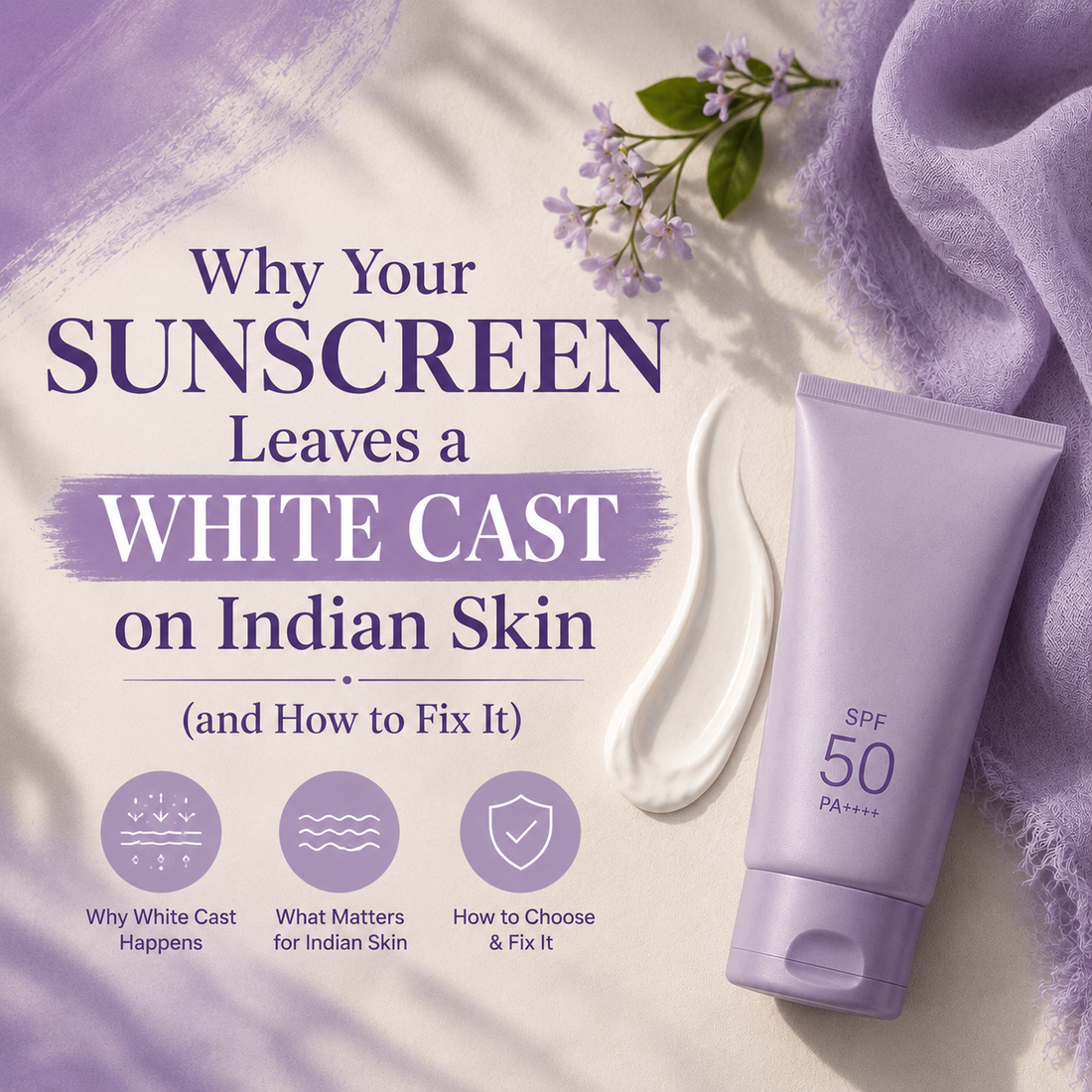 Why Your Sunscreen Leaves a White Cast on Indian Skin (and How to Fix It)