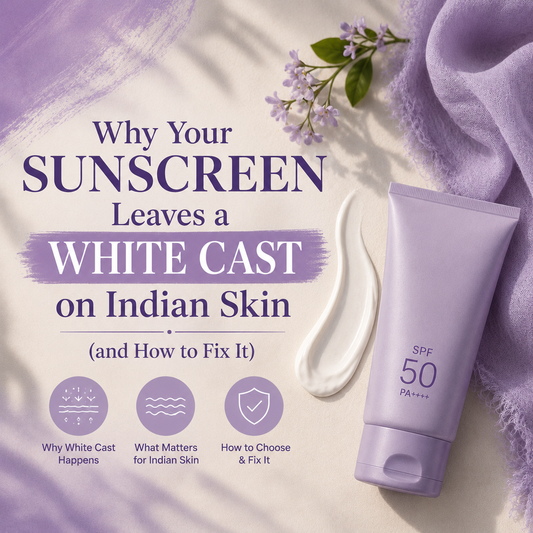 Why Your Sunscreen Leaves a White Cast on Indian Skin (and How to Fix It)