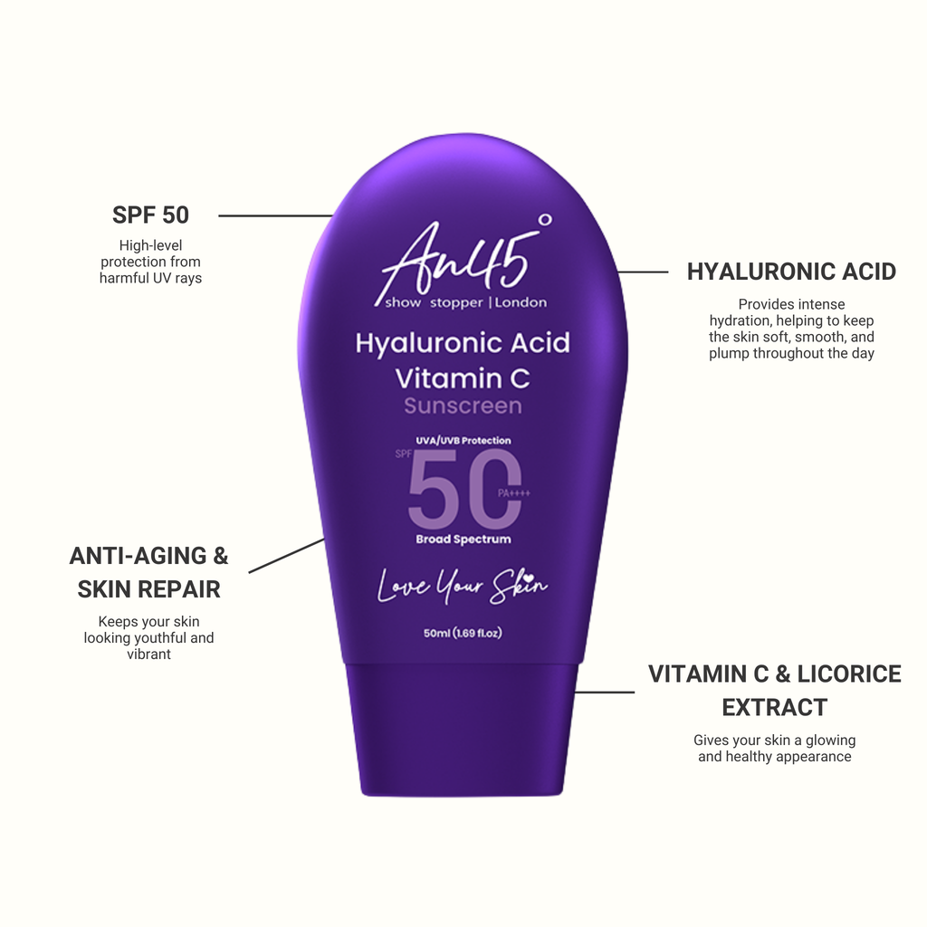 AN45° SPF 50 Sunscreen Fluid
