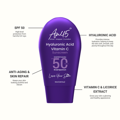 AN45° SPF 50 Sunscreen Fluid