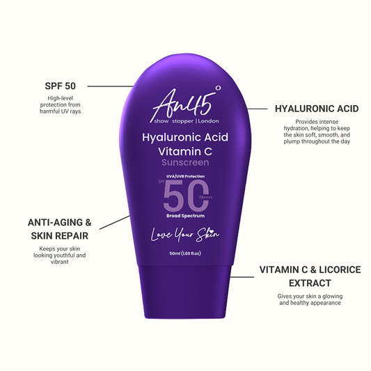 AN45° SPF 50 Sunscreen Fluid