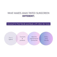 AN45° SPF 50 Tinted Sunscreen Fluid