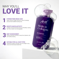 Why you'll love it — strengthens weak hair, boosts elasticity, deep nourishment, suitable for all hair types